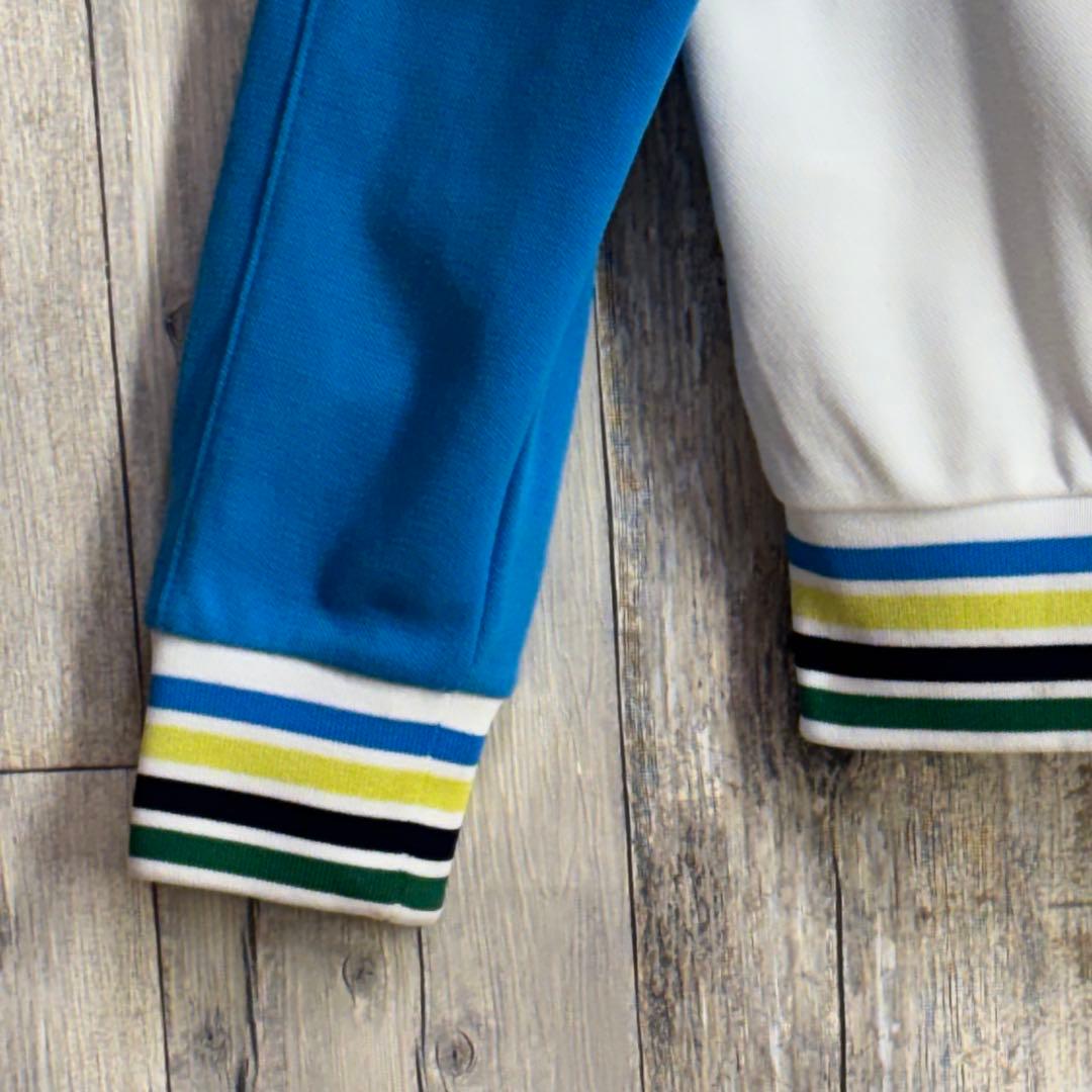 プーマ　PUMA GOLF ジャケット ジップアップ　ホワイト/ブルー　M