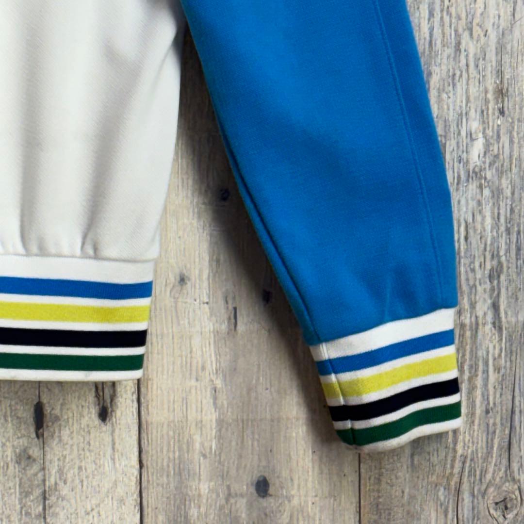 プーマ　PUMA GOLF ジャケット ジップアップ　ホワイト/ブルー　M