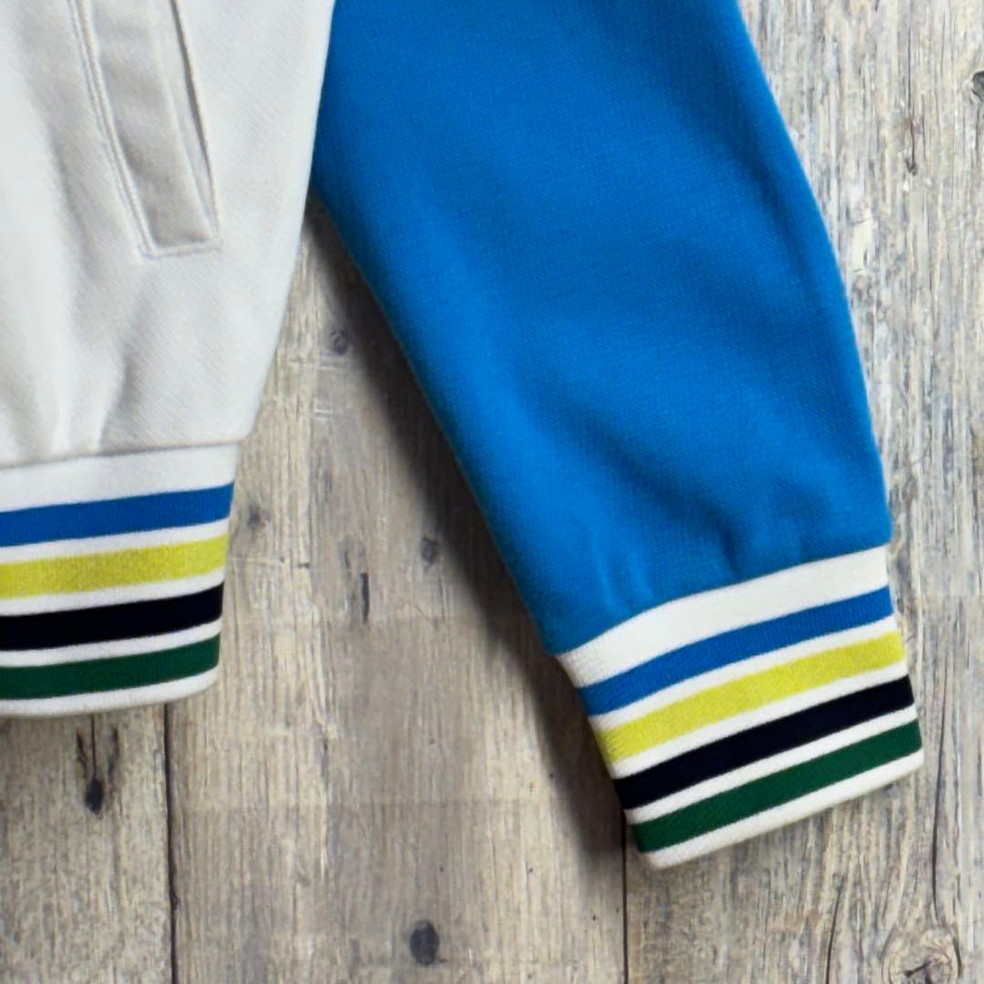 プーマ　PUMA GOLF ジャケット ジップアップ　ホワイト/ブルー　M