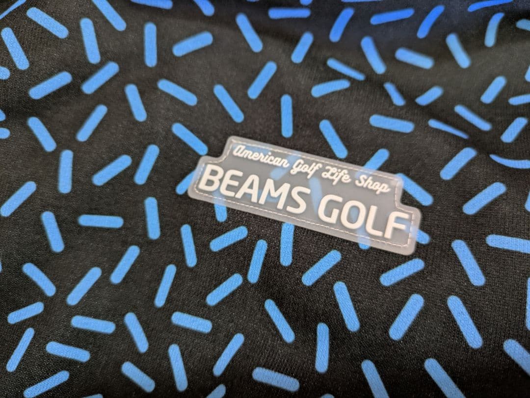 BEAMS GOLF フード　 黒/青　未使用新品