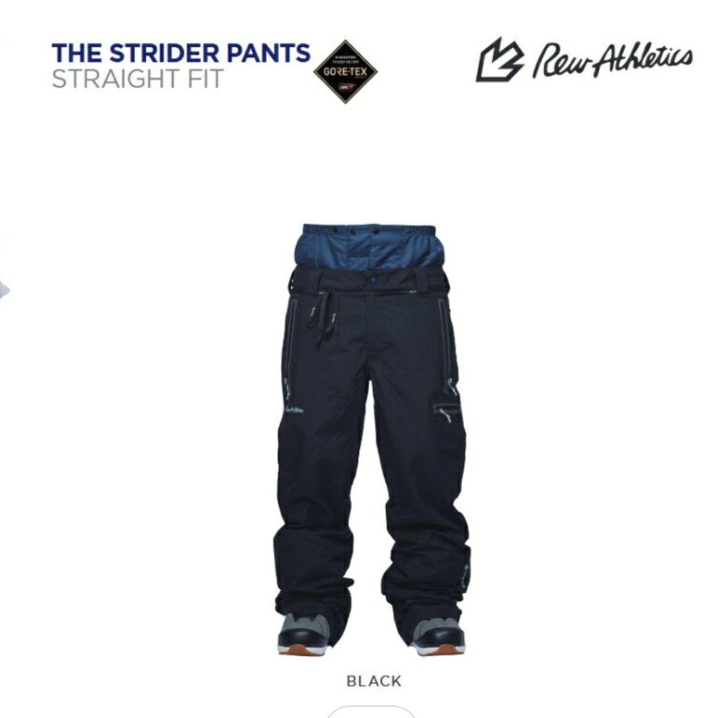 REW GORE-TEX ストライダーパンツ 25/26 S ブラック