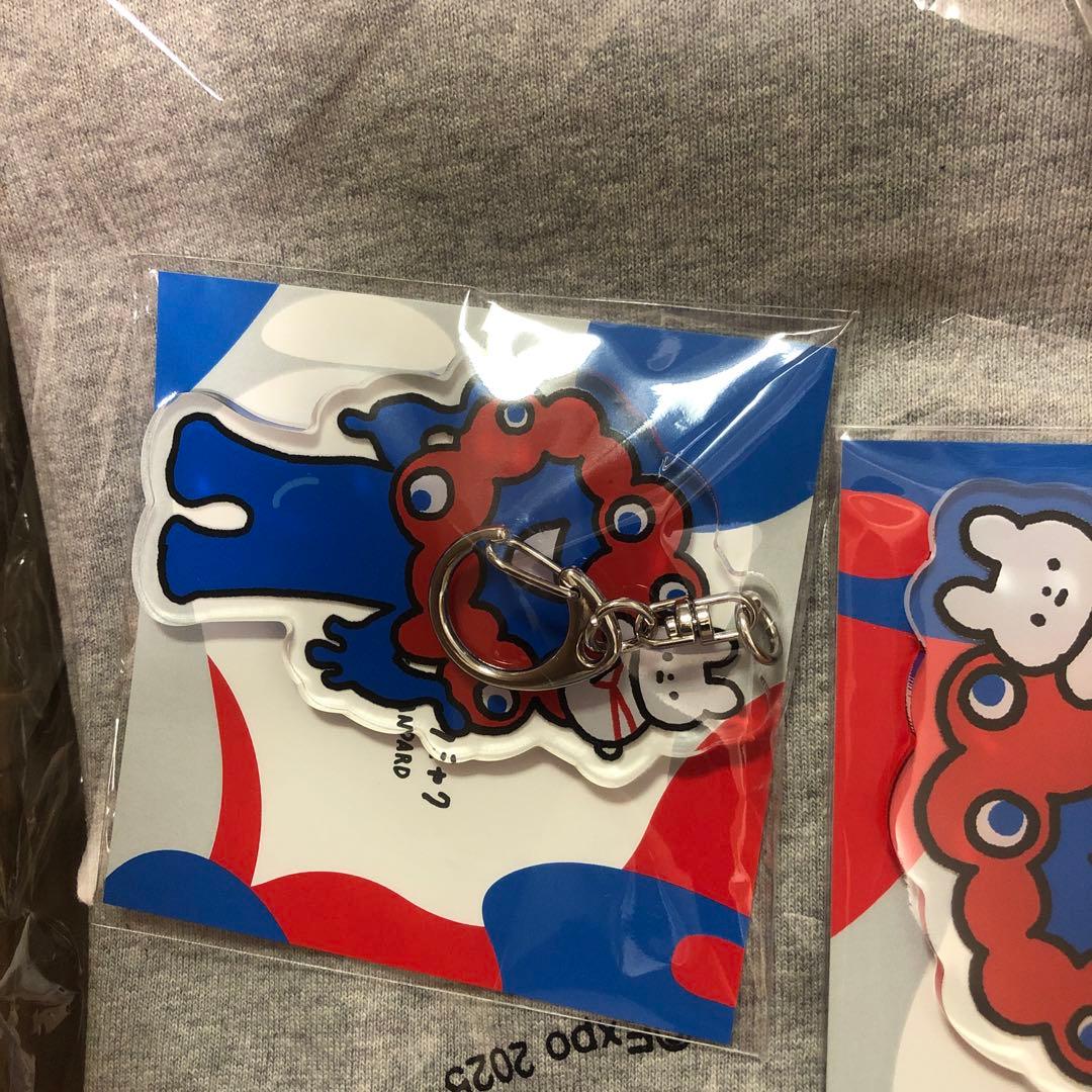 ミャクミャク　きっこうちゃん　アクスタ　キーリング　3個セット