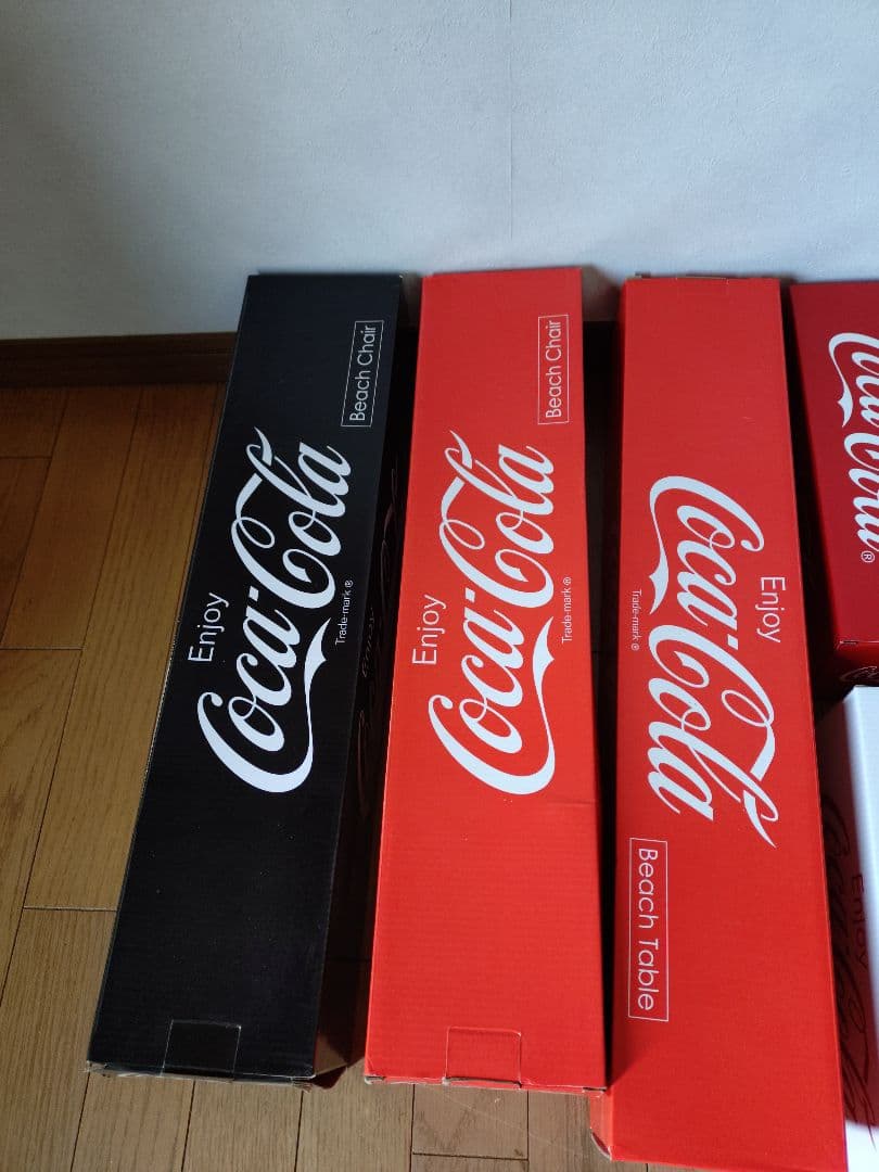Coca-Cola ビーチチェア・テーブル・サンダルセット