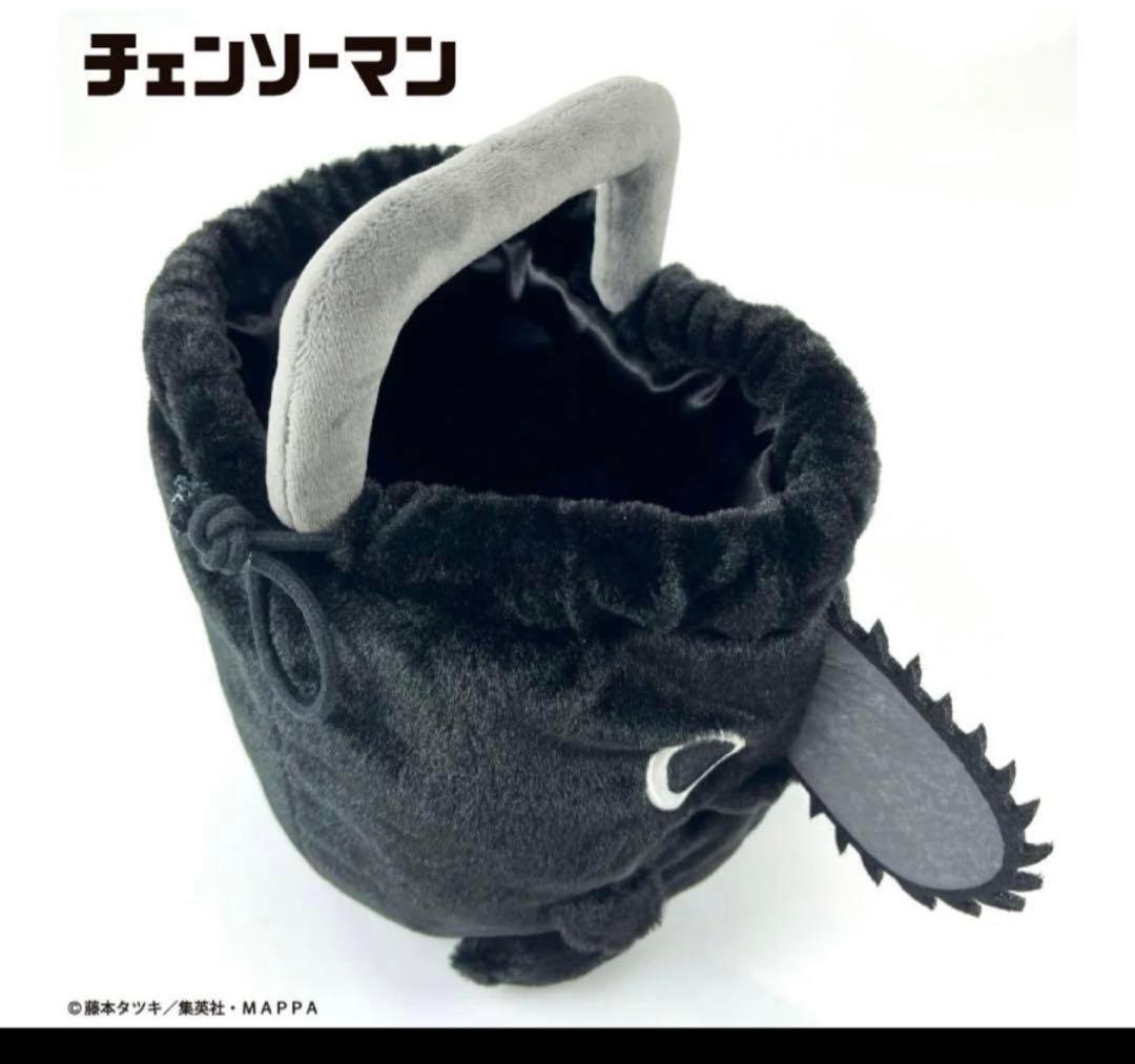 チェンソーマン ブラックポチタ ぬいぐるみ巾着