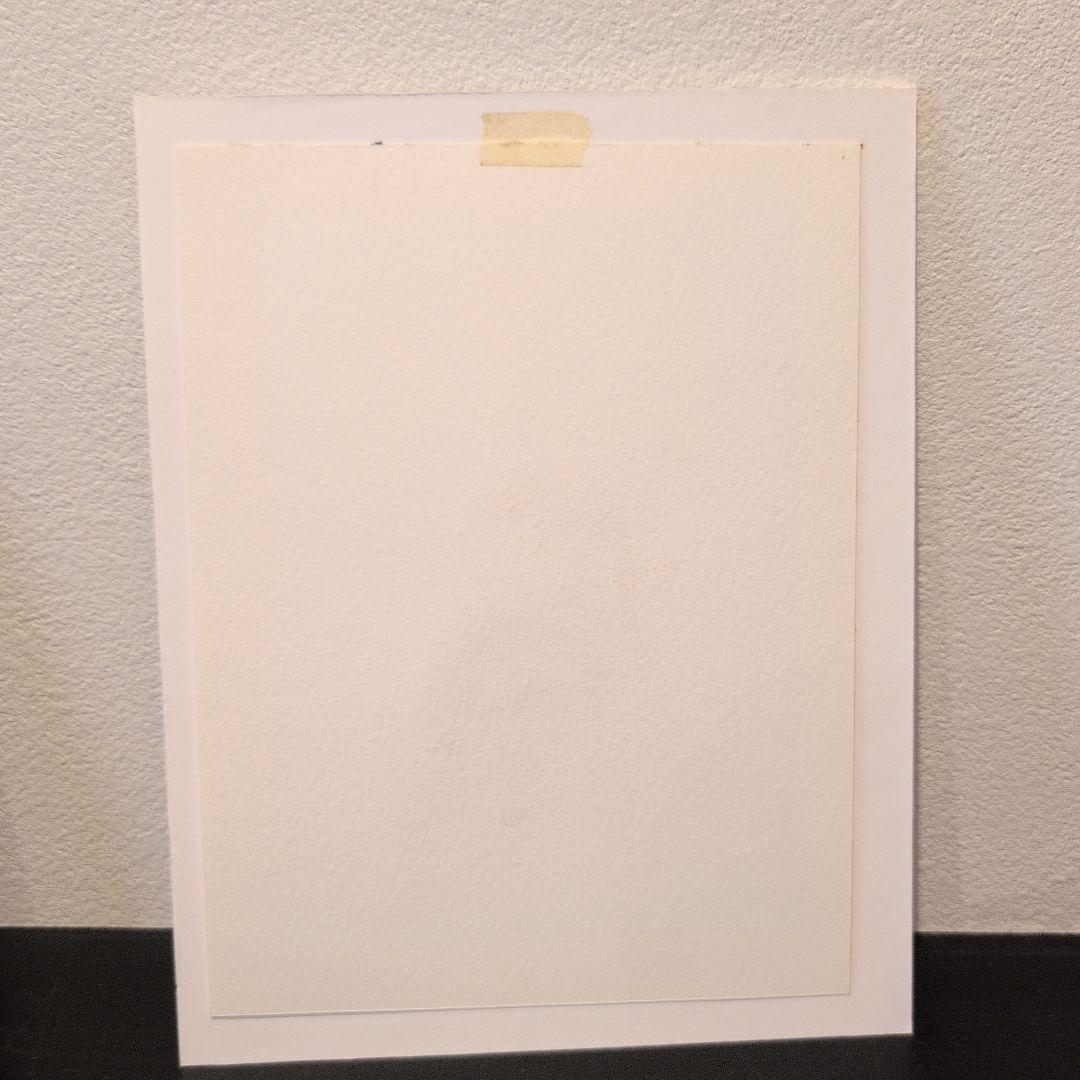 輔老(ほろう)はづき 原画 水彩画 少年と犬 ヴァニラ画廊出展作家