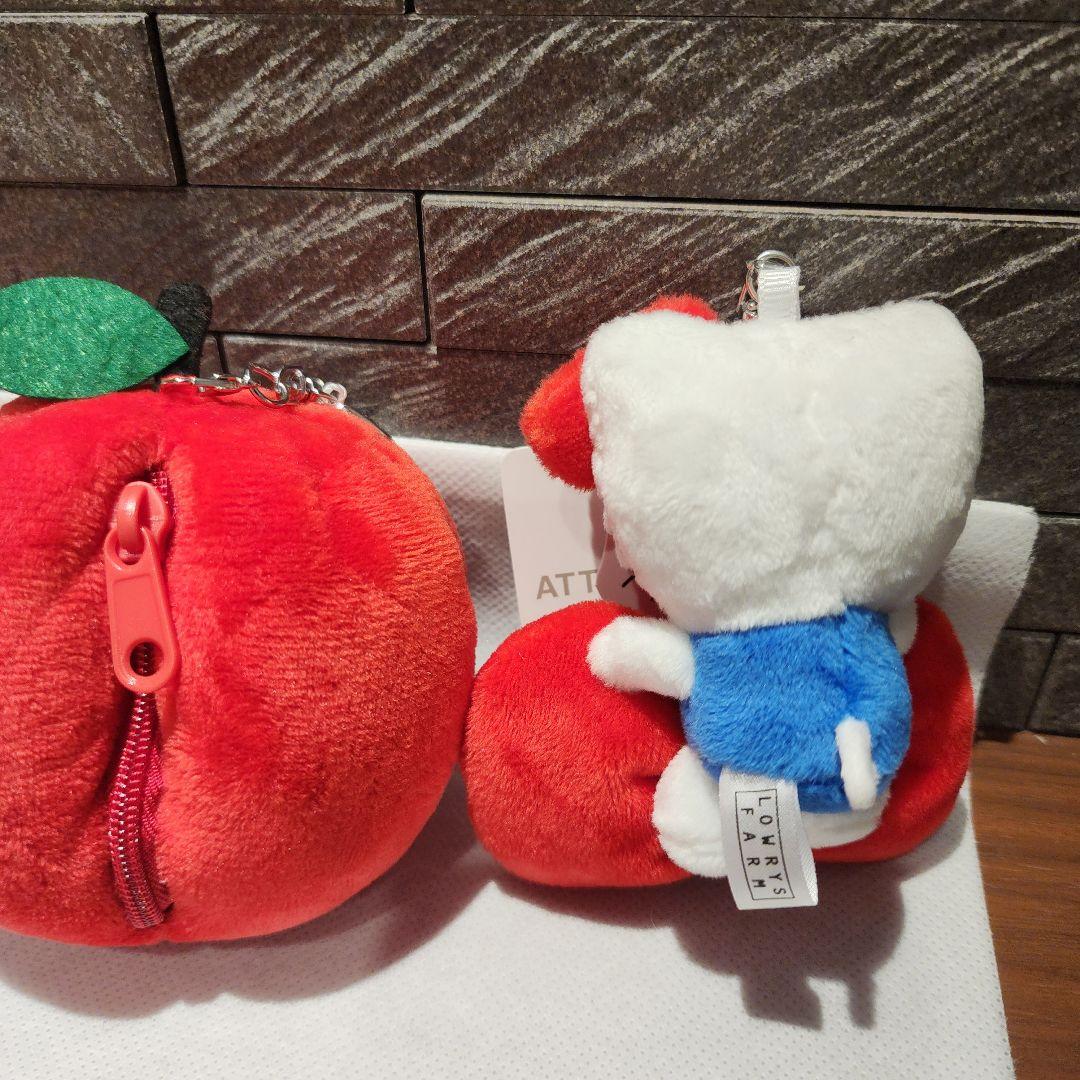 お顔厳選サンリオ　 ローリーズファーム　キティ　ぬいぐるみ　マスコット3点セット