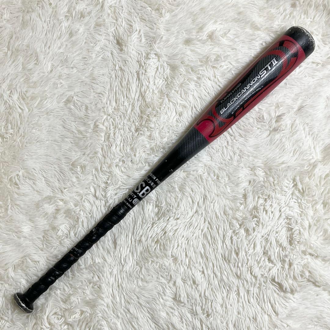 【良品】 BLACK CANNON STⅡ 78cm 軟式バット ZETT