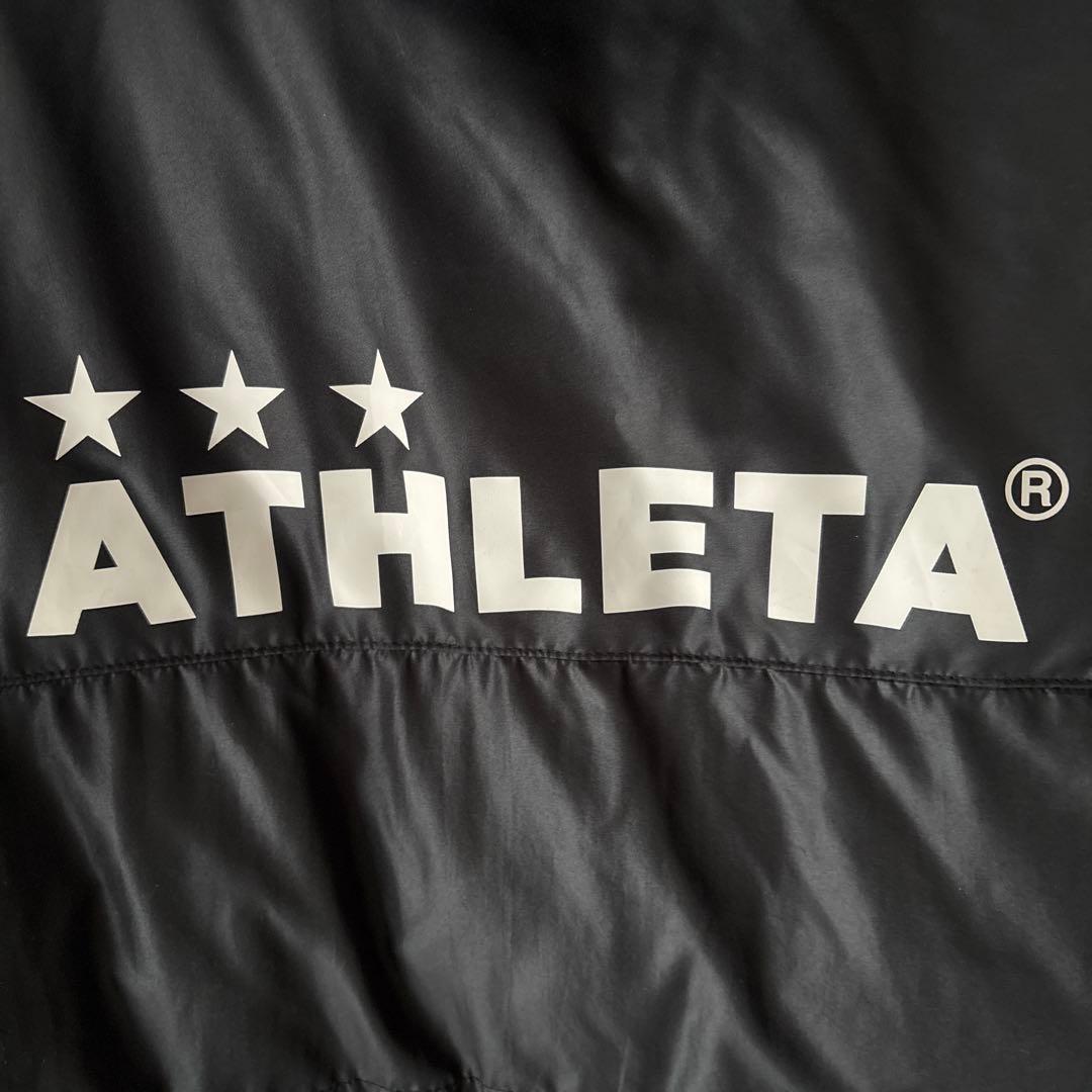 ATHLETA ブラック ベンチコート　160cm