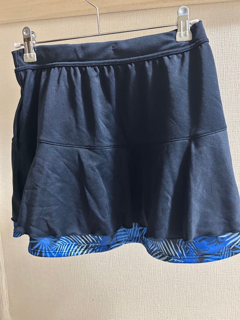 BabolaT 青色と白の葉柄　セットアップ