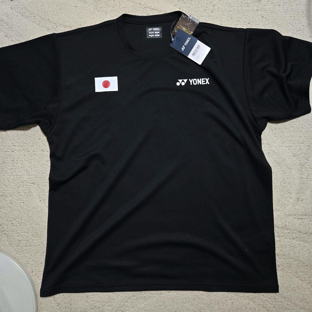【XL】YONEX ヨネックス 選手支給 日本代表練習用シャツ ゲームシャツ