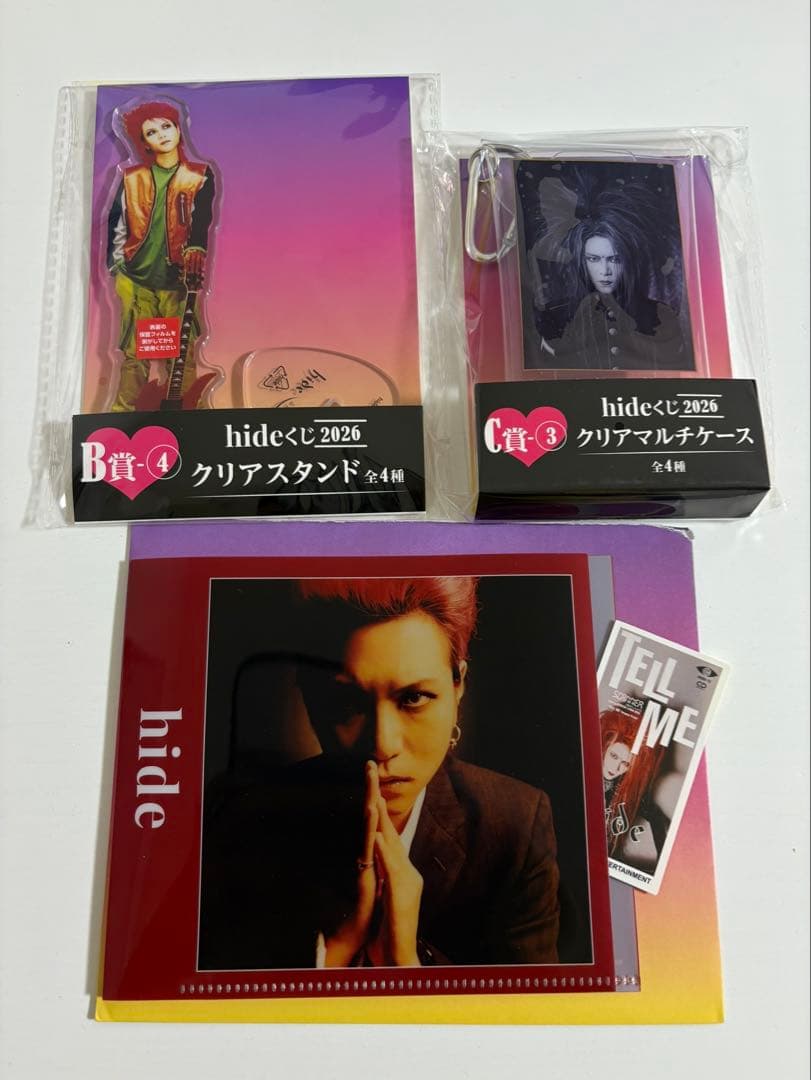 hideくじ　ラスト賞　アクスタ　マルチケース
