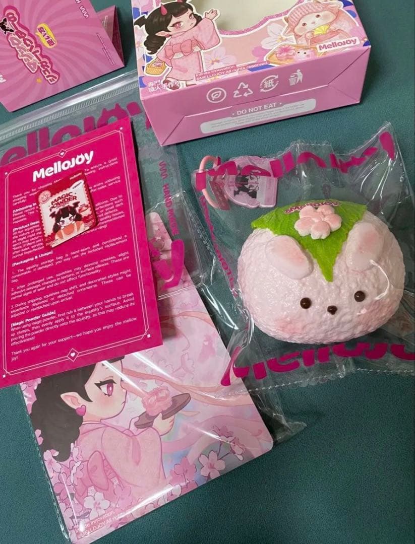 Mellojoy メロジョイ 桜シーズン 桜 サクラ 浴衣 うさぎ桜餅