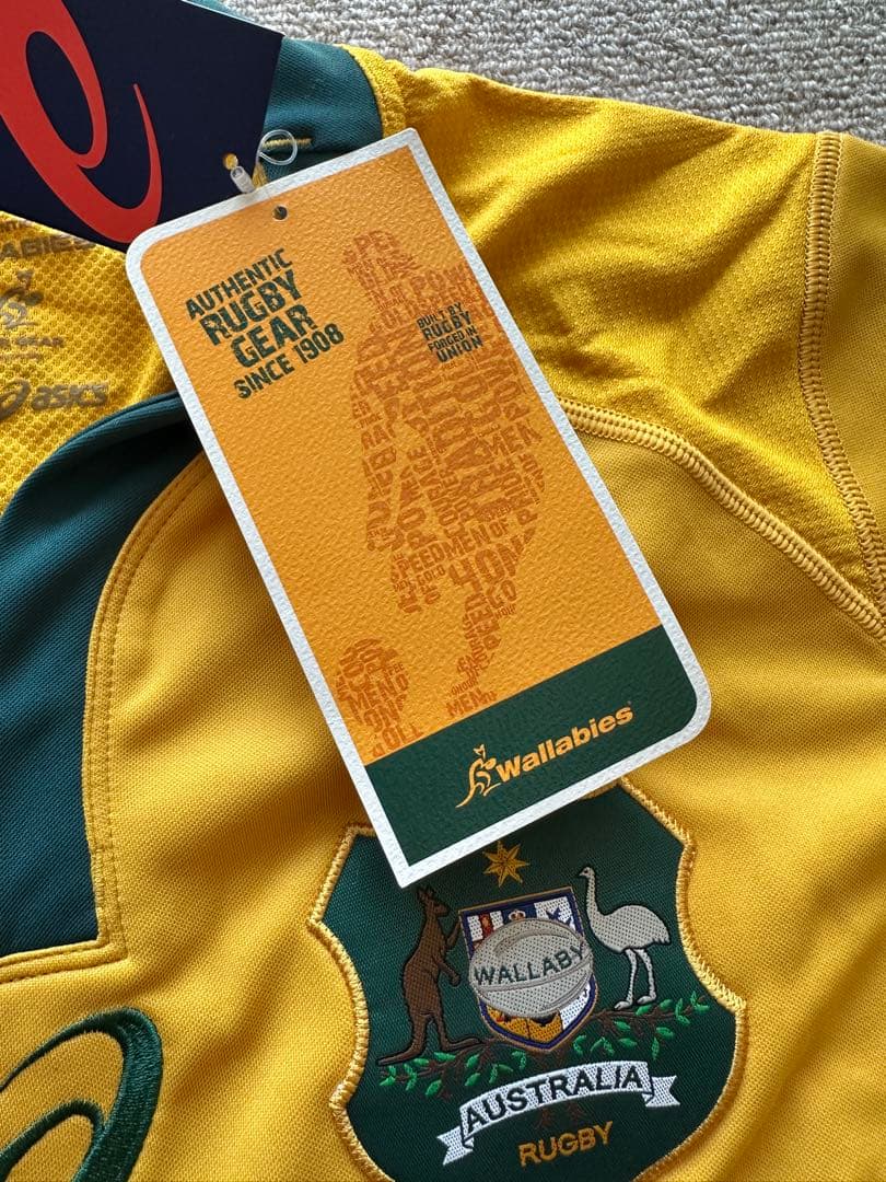 選手サイン入り　ワラビーズ/Wallabies ラグビージャージ　オーストラリア