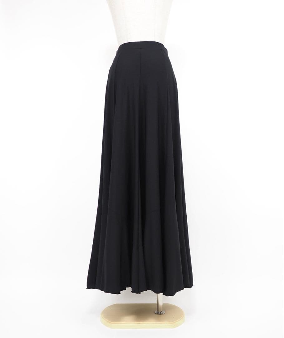フラメンコ　ファルダ　新品　レッスンファルダ　黒　ストレッチ　Leirena