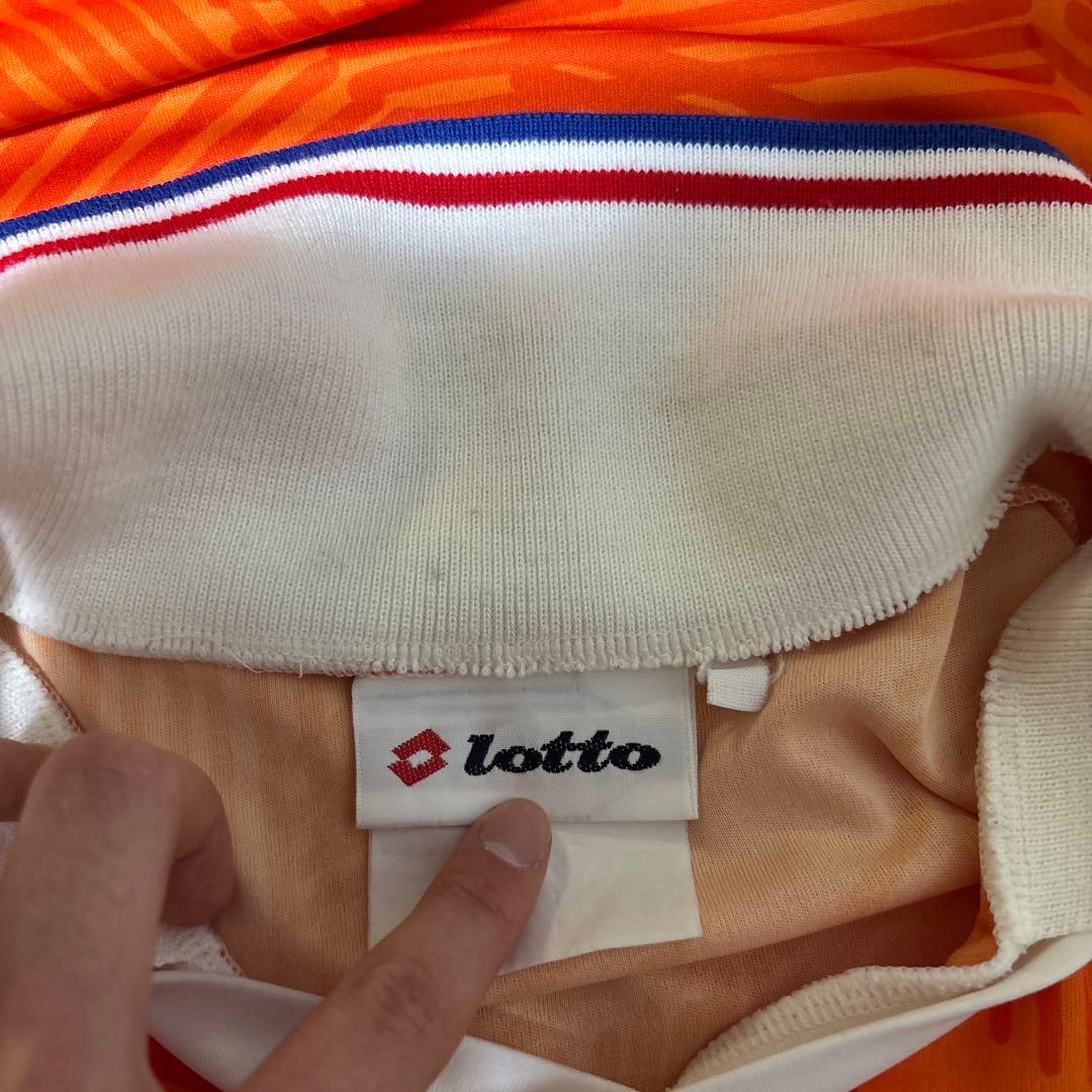【オランダ代表 lotto サッカーシャツ希少品】