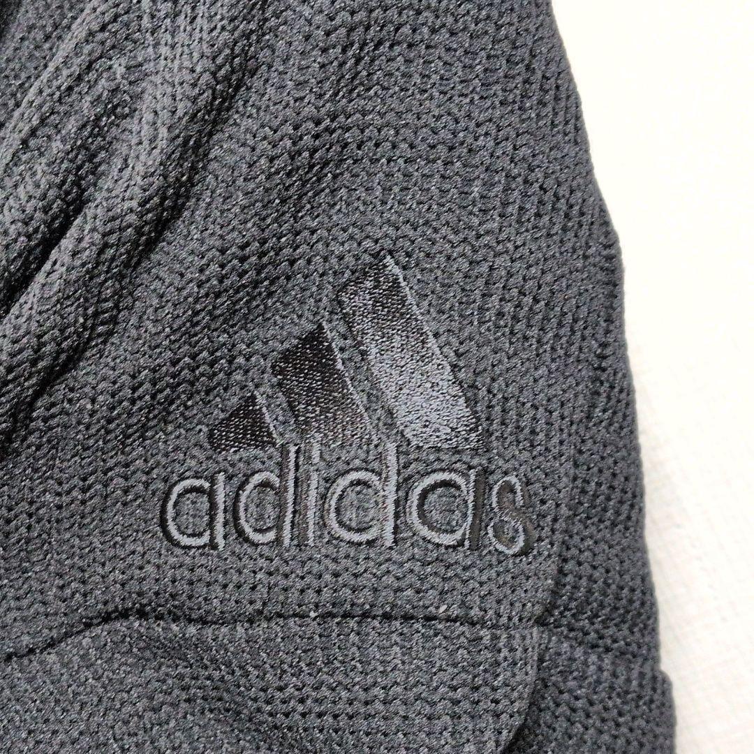adidas クウォーターニットセットアップ　上下セット　ブラック　M