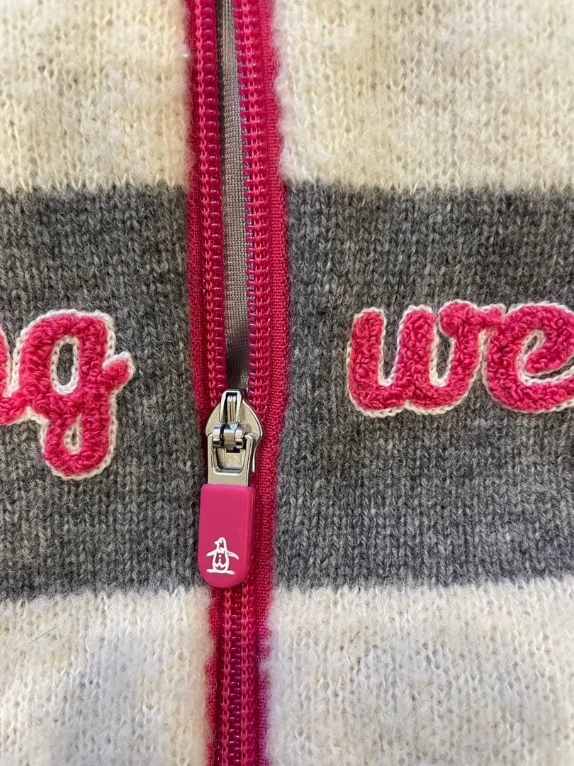 Munsingwear マンシングウェア ダウンニット　ダウンセーターフルジップ