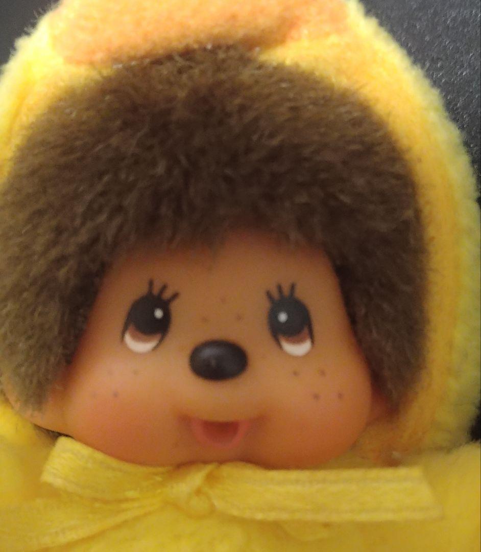 レトロsekiguchiアニマルモンチッチ　ヒョウ＆アヒル　ぬいぐるみストラップ