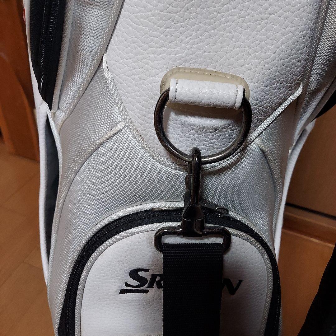 Srixon キャディバッグ ホワイト/レッド