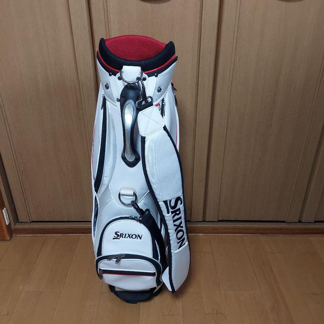 Srixon キャディバッグ ホワイト/レッド