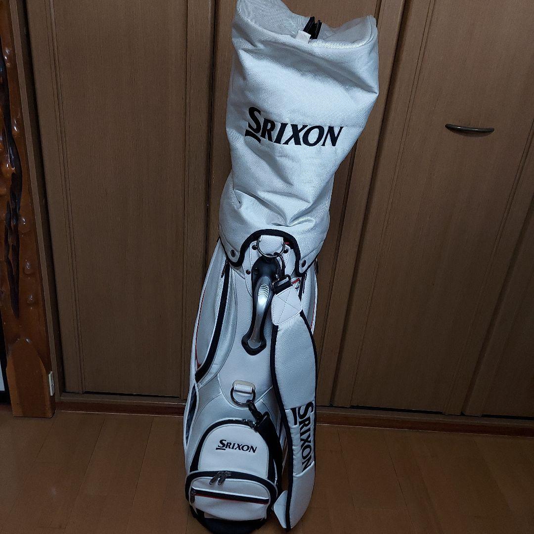 Srixon キャディバッグ ホワイト/レッド