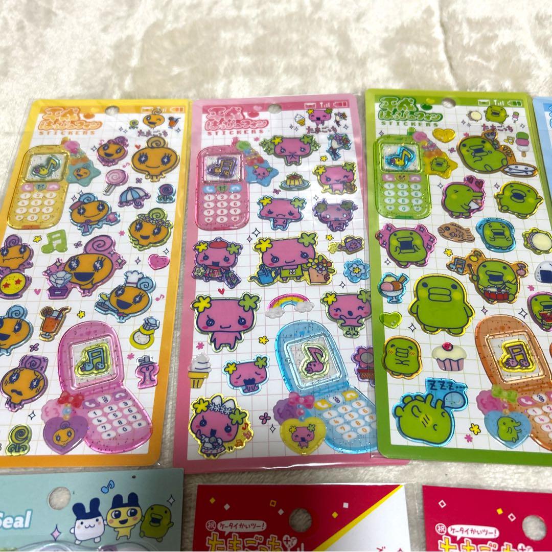 たまごっち平成ハッピーフォン　プチドロップシール　たまごっちシール色々まとめて