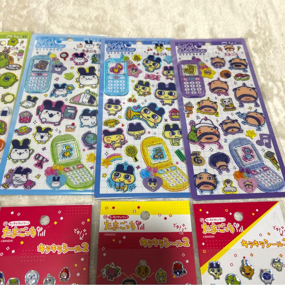 たまごっち平成ハッピーフォン　プチドロップシール　たまごっちシール色々まとめて