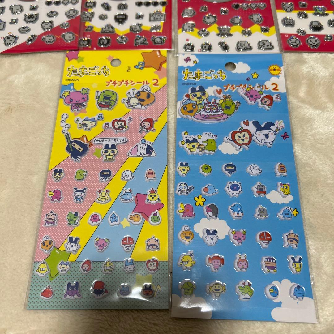 たまごっち平成ハッピーフォン　プチドロップシール　たまごっちシール色々まとめて