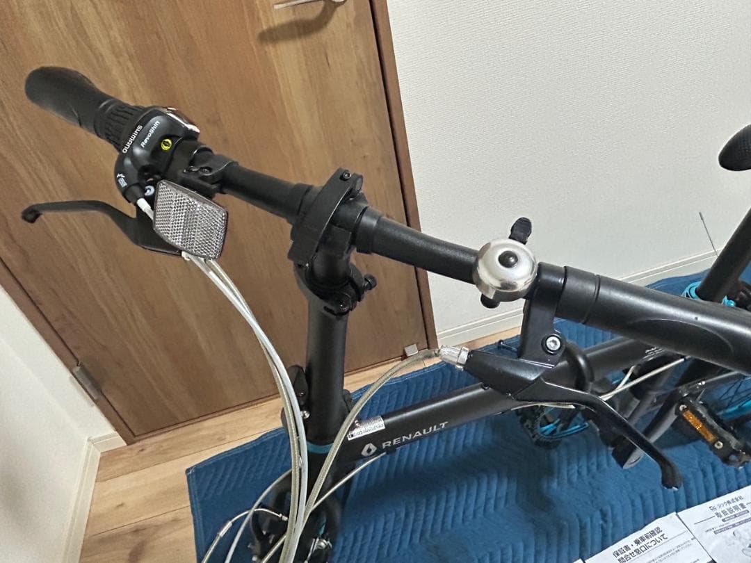 【超美品】ルノー_RENAULT_LIGHT10_20インチ_ブラック_折り畳み