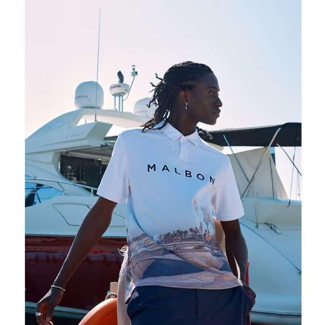 26 MALBONマルボン ゴルフウェア メンズ ポロシャツ 半袖 Tシャツ人気