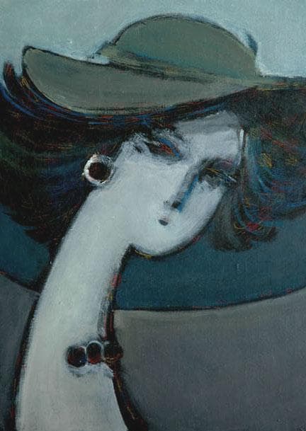 油絵 絵 絵画 インテリア 額付(銀)F4-052213 人物 女性像