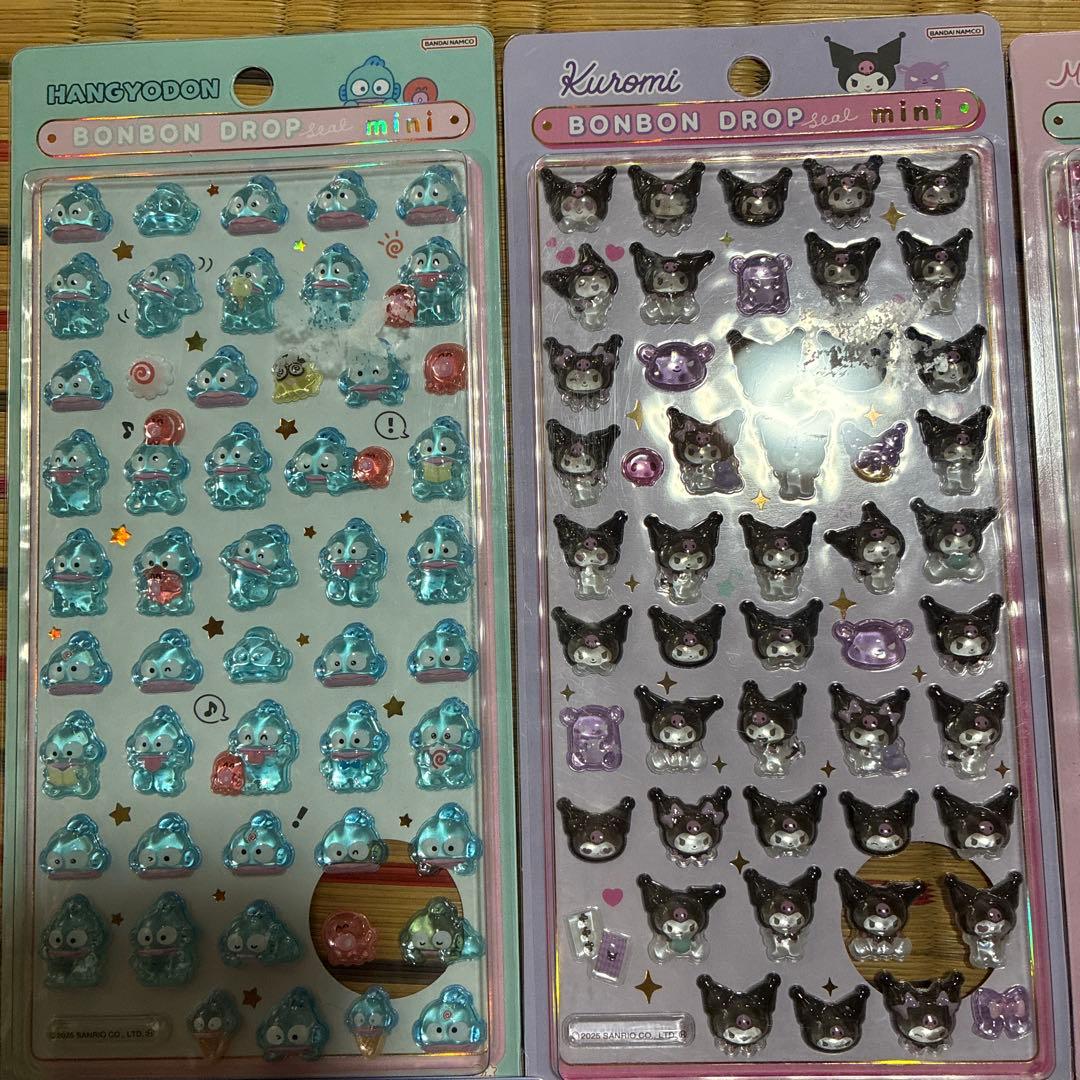 正規品　サンリオ　ボンボンドロップシールミニ　キティちゃん　マイメロ　匿名配送
