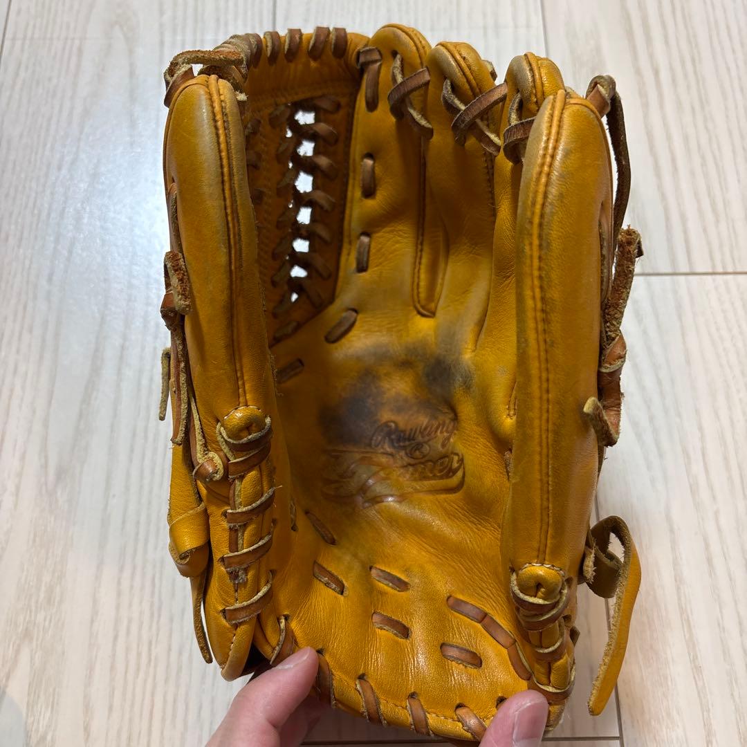 【美品】ローリングス 軟式グローブ DUAL PALM TECH 内野手用