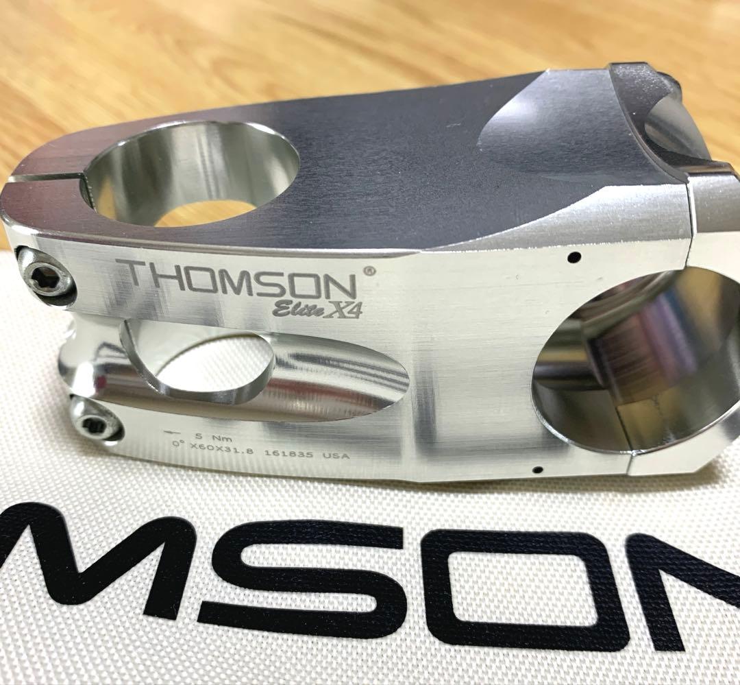 美品　トムソン ステム　elite x4 stem 0°/60mm