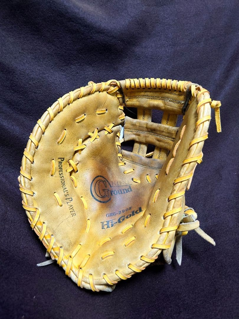 《中古・レストア》Hi-Gold　硬式・左投げ一塁手用グローブ