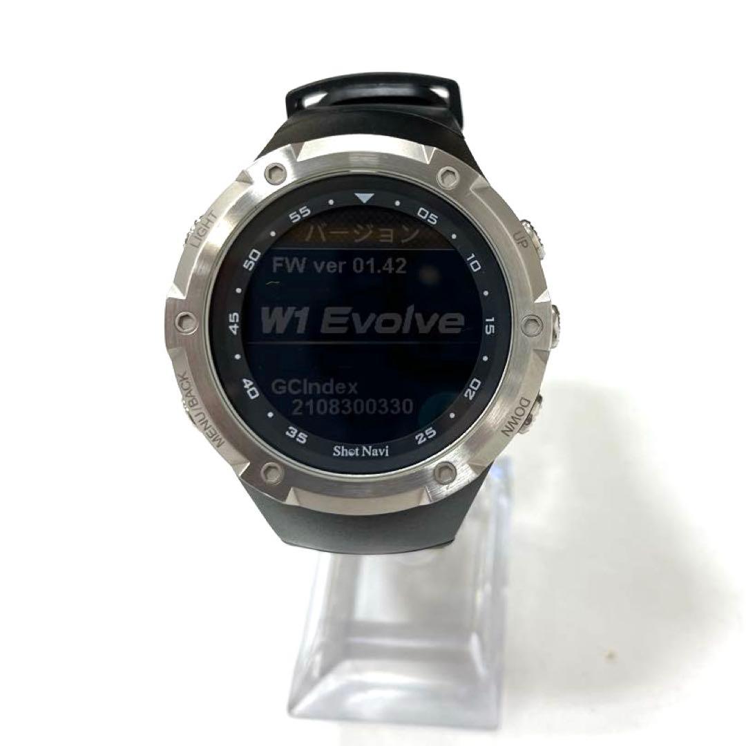 ★通電確認済★Shot Navi W1 Evolve ゴルフ GPSウォッチ
