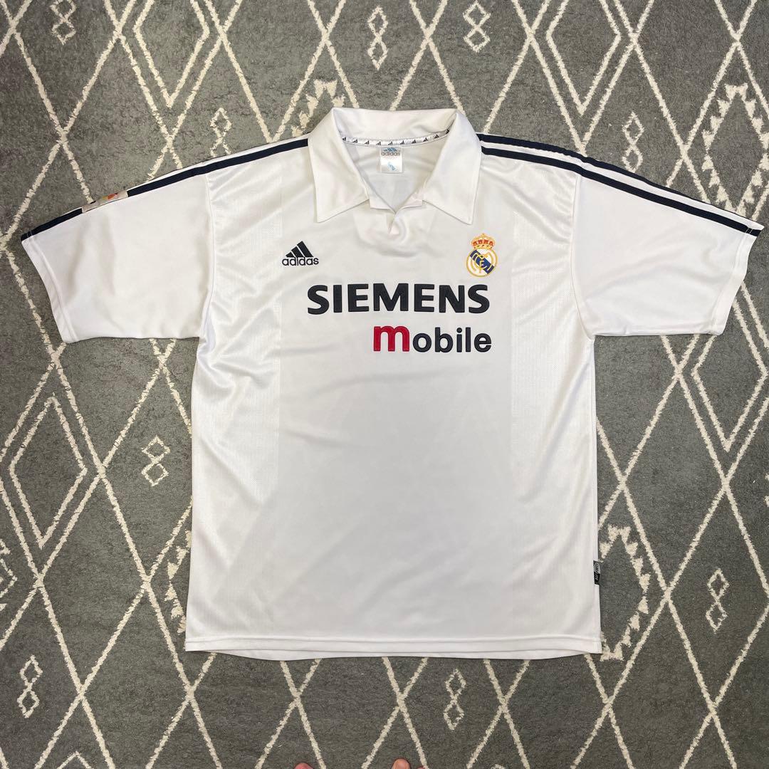 adidas レアル・マドリード ゲームシャツ SIEMENS mobile