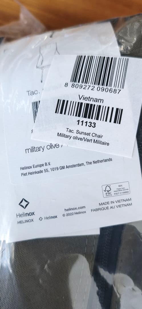 ヘリノックス チェアー 新品未使用 2脚販売（表示金額は2脚の価格）