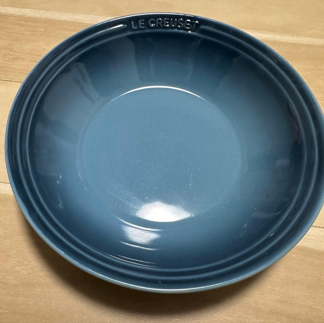 専用　ル・クルーゼ深皿 ネオ・シャロー・ディッシュ22 cm マリンブルー