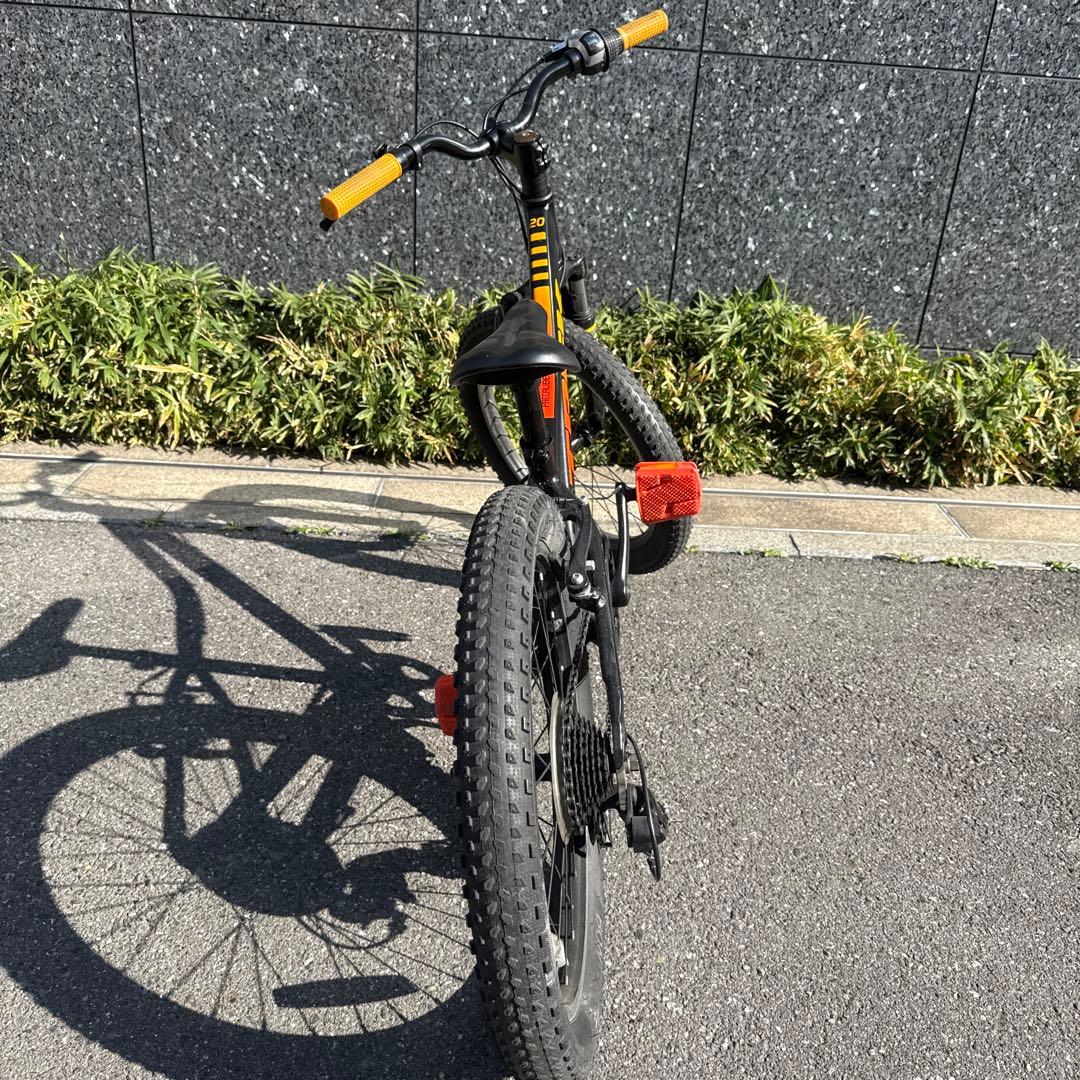 Trek 子供用自転車 黒/オレンジ 20インチ