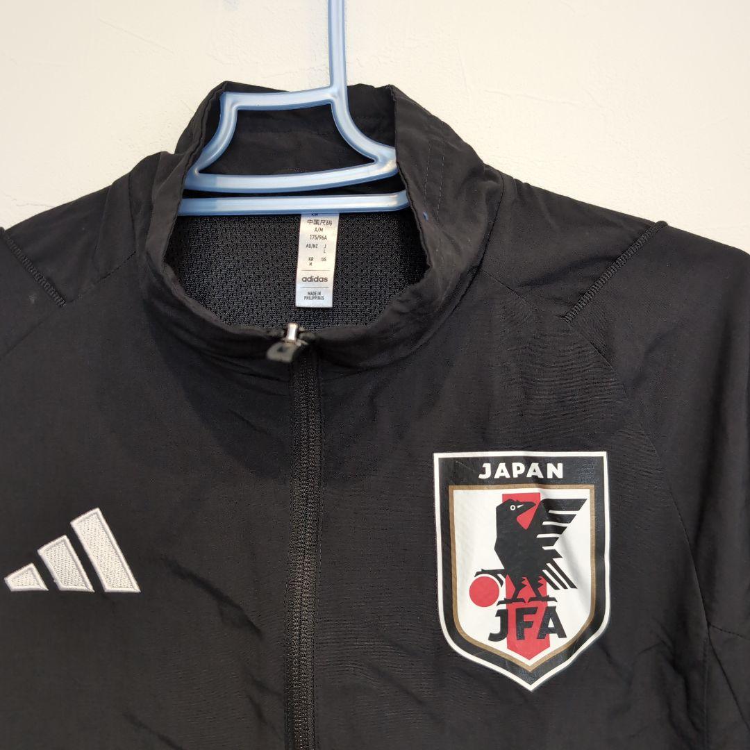 adidas 日本サッカー協会 ジャケット 黒　Ｌサイズ