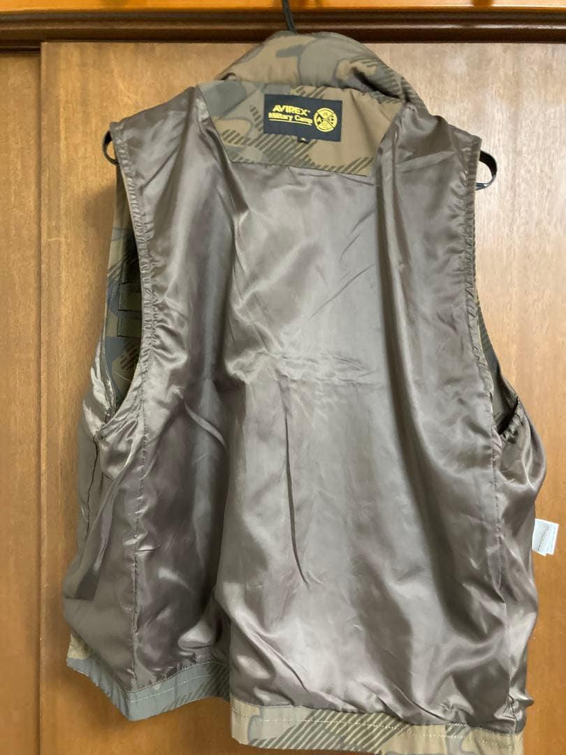AVIREX Military Camp ライフジャケット XLサイズ 迷彩新品