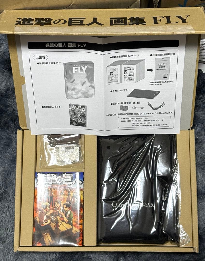 【完品】進撃の巨人　画集fly [35巻あり]