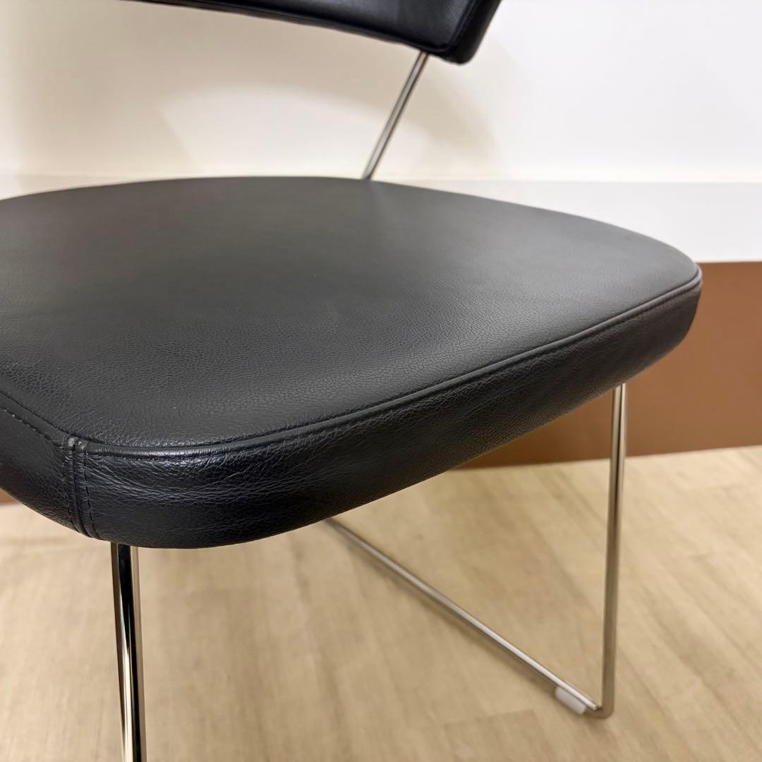 ①美品 Calligaris カリガリス コヌビア ニューヨーク レザー チェア