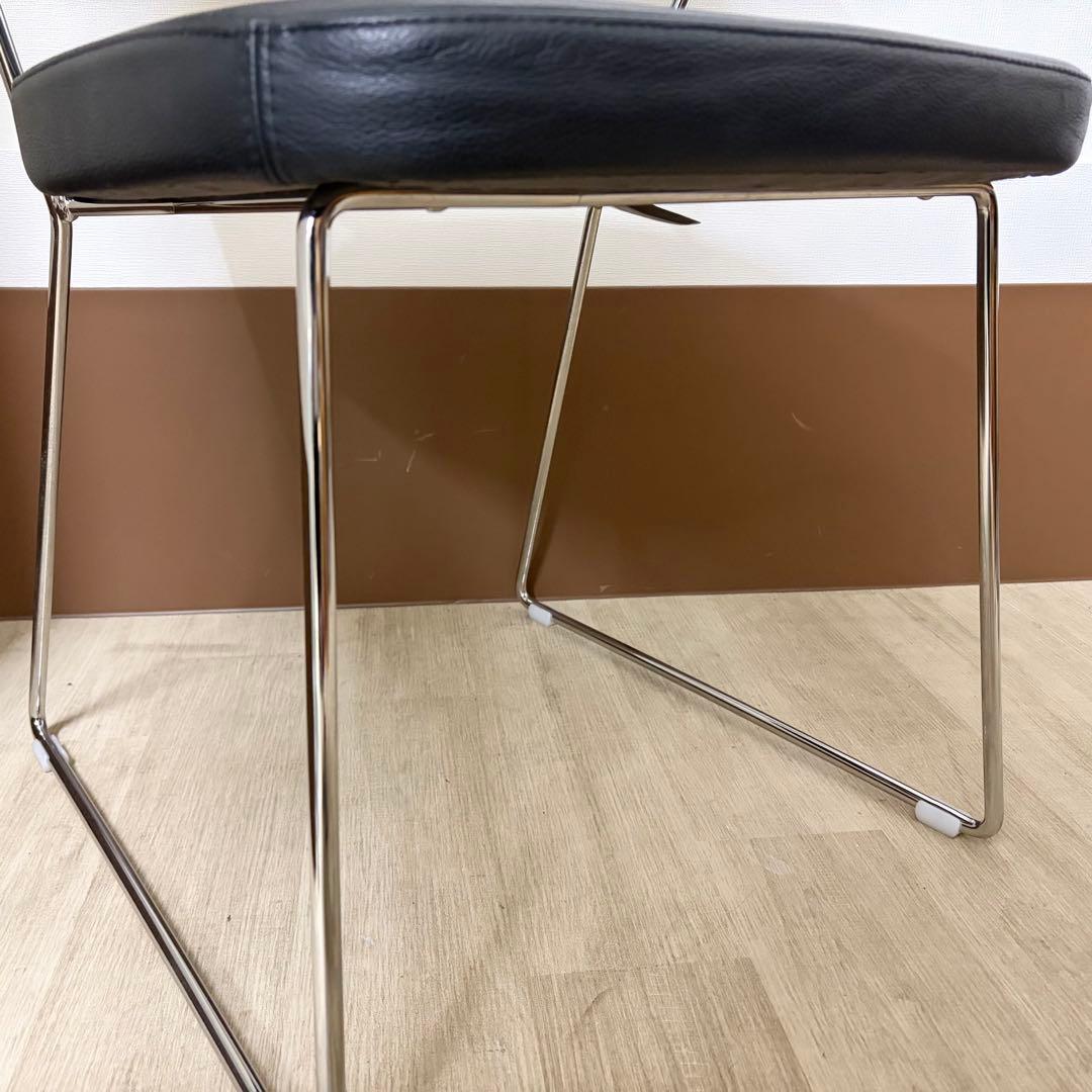 ①美品 Calligaris カリガリス コヌビア ニューヨーク レザー チェア