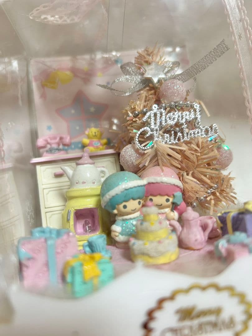 キキララ　クリスマス　ジオラマ　ツリー　冬