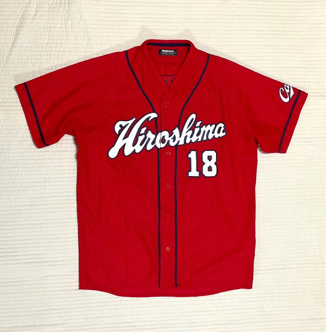 カープ 前田健太 18 ビジター ハイクオリティー レプリカ ユニフォーム L