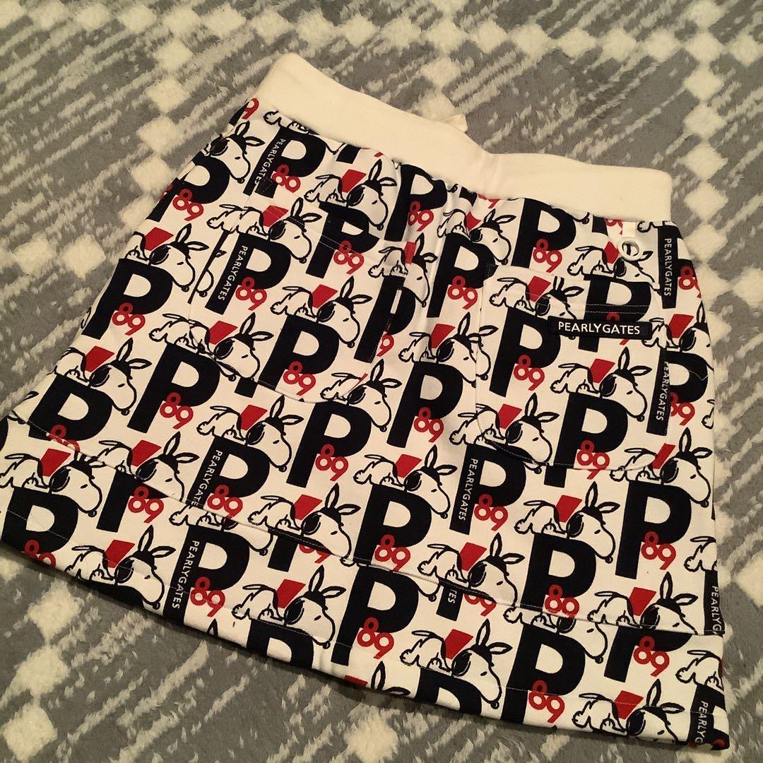 PEARLY GATES SNOOPYロゴスカート