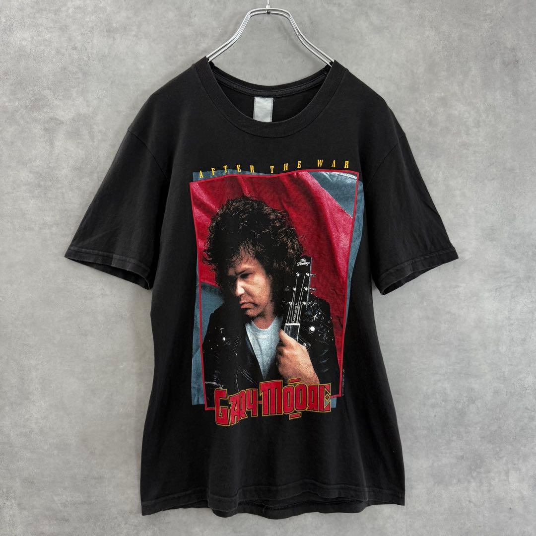 古着 Gary Moore ゲイリームーア プリントTシャツS〜M相当 ブラック