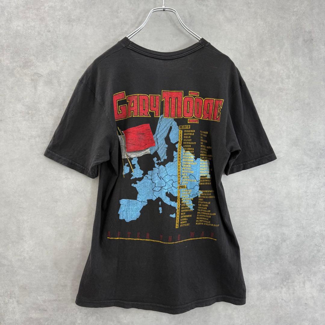 古着 Gary Moore ゲイリームーア プリントTシャツS〜M相当 ブラック